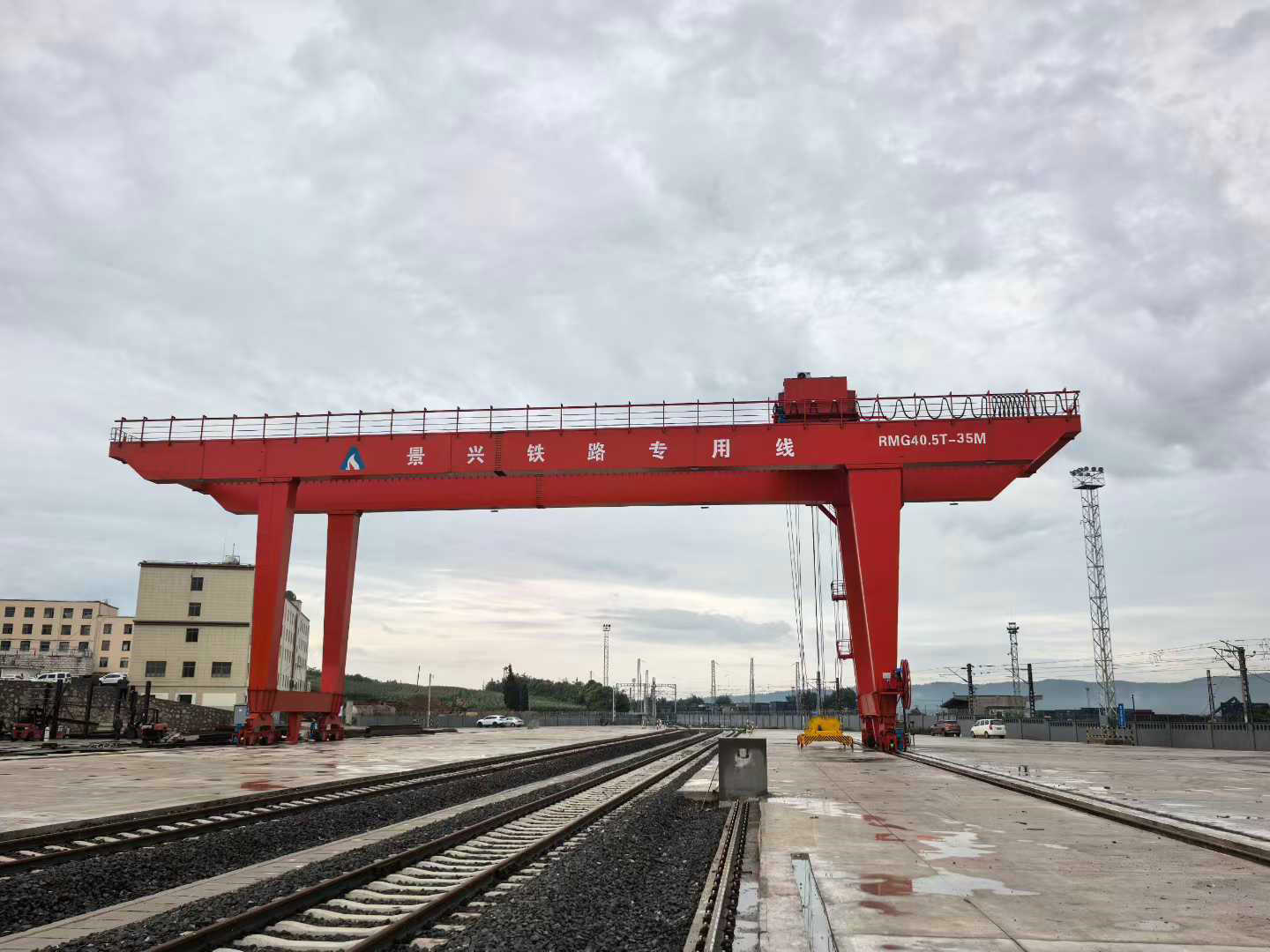 Nucrane RMG45ton-46m-15.5m Rail Mounted Container Gantry Crane